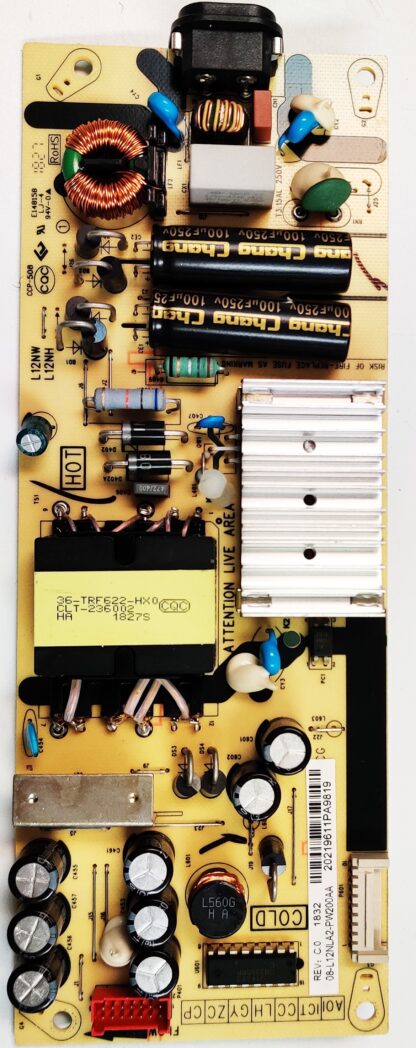 TCL 55S425  Power Supply Board 08-L12NLA2 -PW200AA....#9