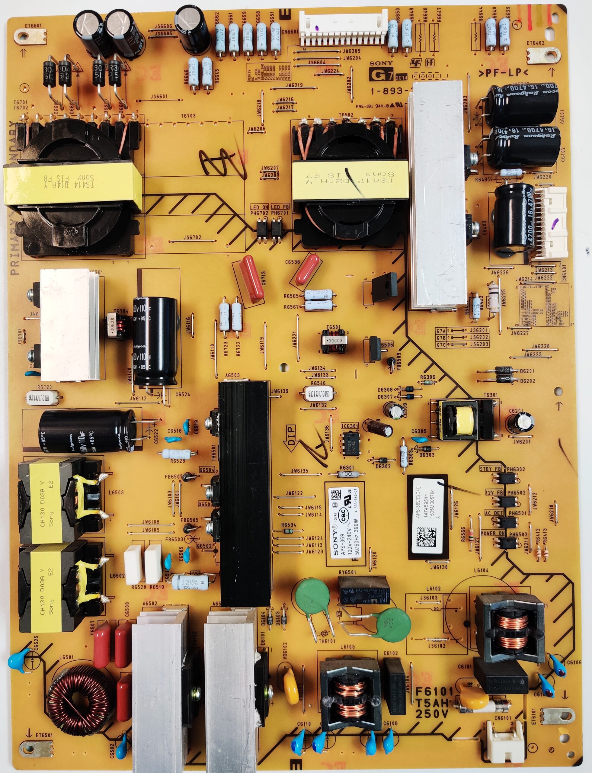 Sony XBR-65X850B Power Supply Board 1-474-595-11 (APS-369/C(CH)) G7.....#10